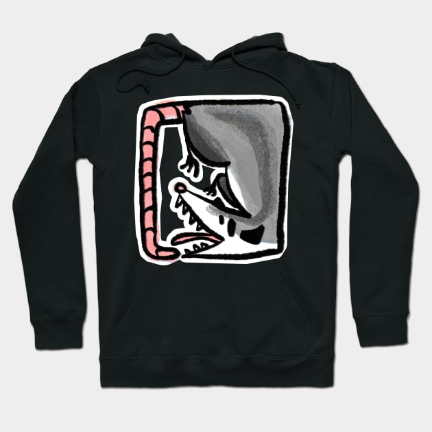 Squa-som Hoodie by Elliot HT Art